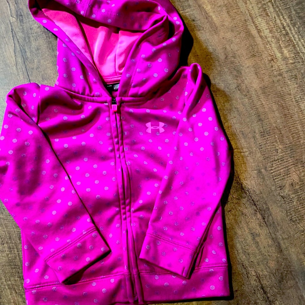 Toddler/baby girl Under Armour zip-up hoodie